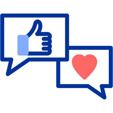 Gibi. Düz simge. Basit bir çizim. simge vektörü gibi.