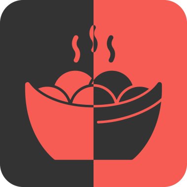 Gıda simgesinin vektör illüstrasyonu