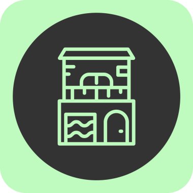 ev simgesi vektör illüstrasyonu