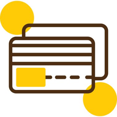 Kredi kartının vektör çizimi