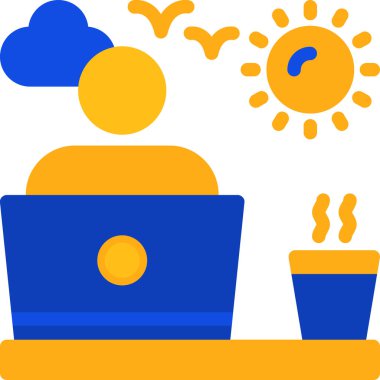 Kumsal. Web simgesi basit tasarım