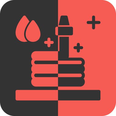 Kan bağışı kutsal kişilerin resmi, vektör çizim