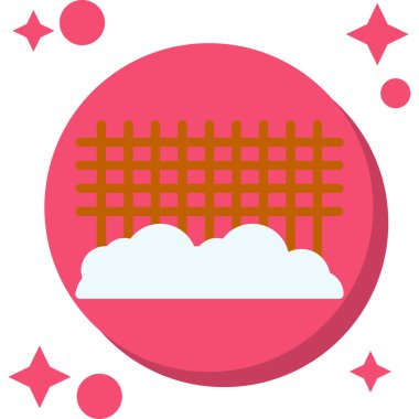 Bulutlar. Web simgesi basit illüstrasyon