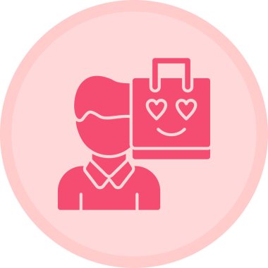 Alışveriş simgesi, vektör illüstrasyonu