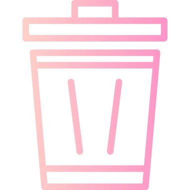 Kahve çekirdeği simgesinin vektör çizimi