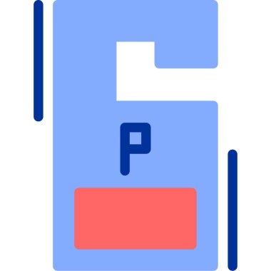 Tek izole dosya simgesinin vektör illüstrasyonu