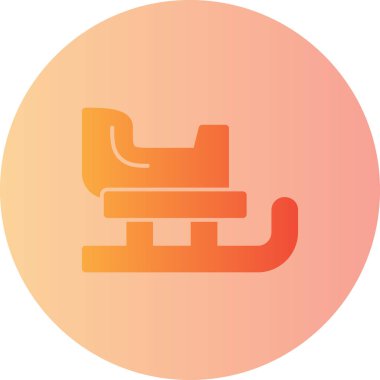 Sandalye. Web simgesi basit illüstrasyon