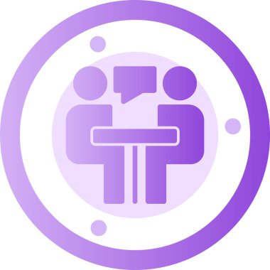 İnsan simgesinin vektör illüstrasyonu