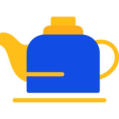 Kettle simge vektör illüstrasyonu