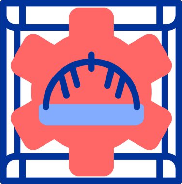 fan web simgesi, basit vektör illüstrasyonu