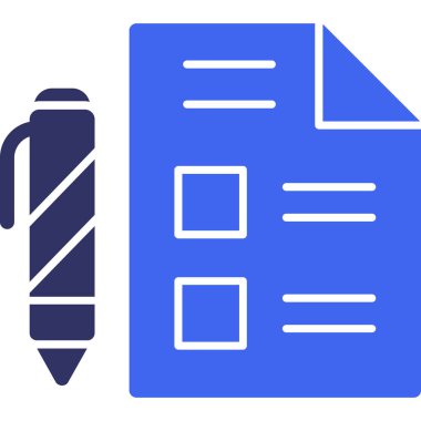 Belge. Web simgesi basit illüstrasyon