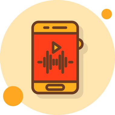 - Telefon. Web simgesi basit illüstrasyon