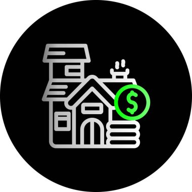 ev simgesi vektör illüstrasyonu