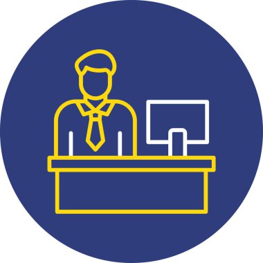 Dizüstü bilgisayar simgesi vektör çizimi