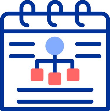 Takvim. Web simgesi basit illüstrasyon