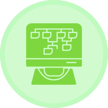 Yazıcı. Web simgesi basit illüstrasyon