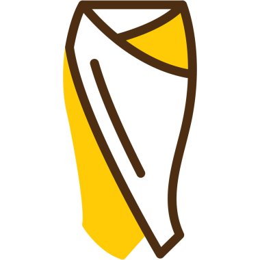 Tek bir yaprağın vektör illüstrasyonu