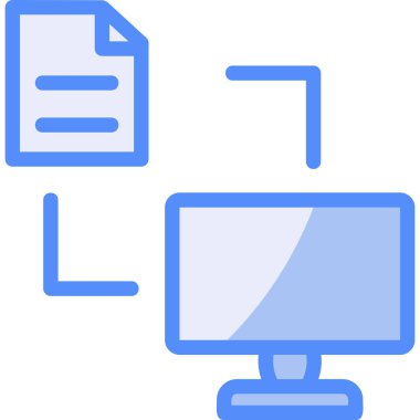 Dosya. Web simgesi basit illüstrasyon