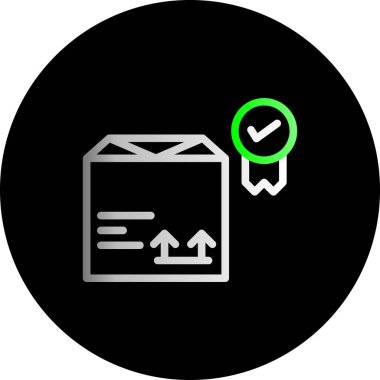 vektör onay işareti simgesi