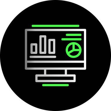 seo modern simgesinin vektör illüstrasyonu