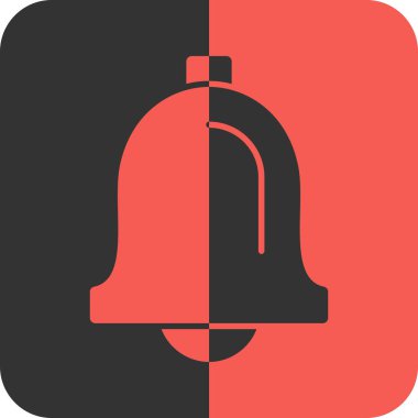 Çan simgesi, vektör çizimi