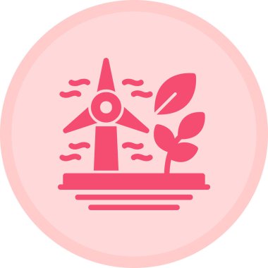 Ağaç simgesinin vektör illüstrasyonu