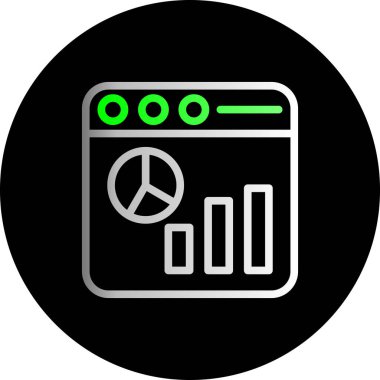 seo modern simgesinin vektör illüstrasyonu