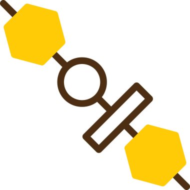 Bir bal simgesinin vektör illüstrasyonu