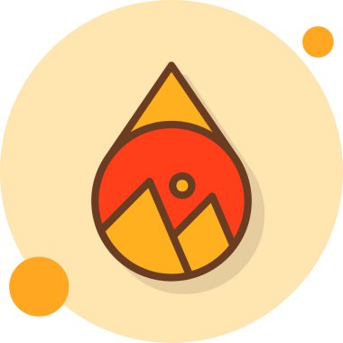 Simgeyi bırak. vektör illüstrasyonu