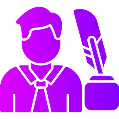 avatar. Web simgesi basit illüstrasyon