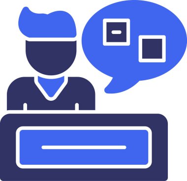 Görüntülü konuşma. Basit resimleme