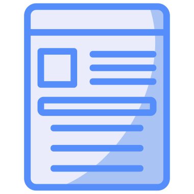 Kağıt belge. Web tasarımı