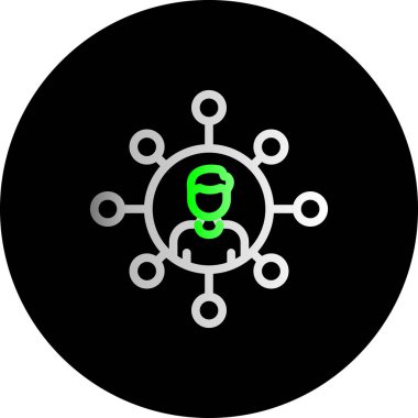 seo modern simgesinin vektör illüstrasyonu