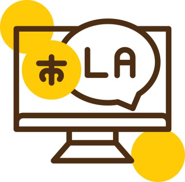 çevrimiçi sohbet web renk vektörü sohbet için beyaz üzerine izole