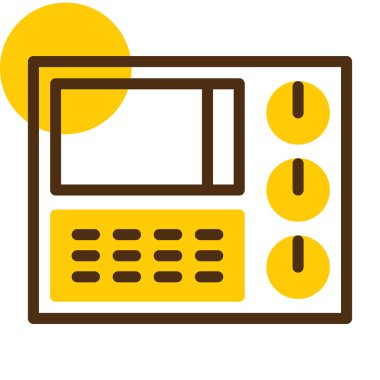 hesap makinesi simgesi vektör illüstrasyonu