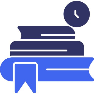 kitap web simgesi basit tasarım