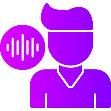 Kulaklık takan bir kadının vektör çizimi