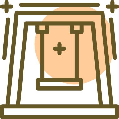 Kitap simgesinin vektör illüstrasyonu