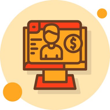 iş yönetimi simgesi vektör illüstrasyonu