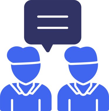 Konuş. Web simgesi basit tasarım