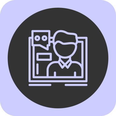 seo modern simgesinin vektör illüstrasyonu