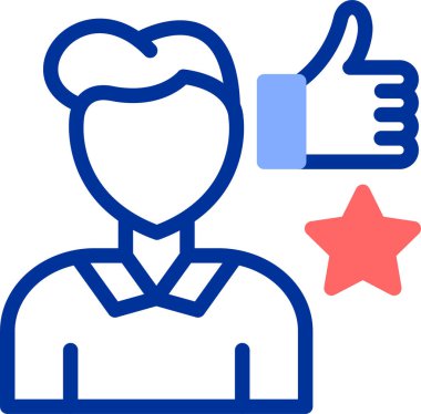 Simge, vektör illüstrasyonu gibi