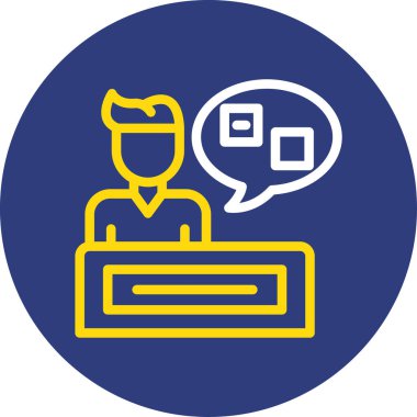 bir mesaj içeren dizüstü bilgisayar, vektör illüstrasyonu