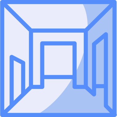 açık kapı vektör simgesi