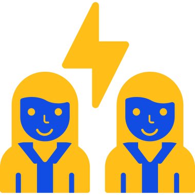 İnsanlar. Web simgesi basit illüstrasyon