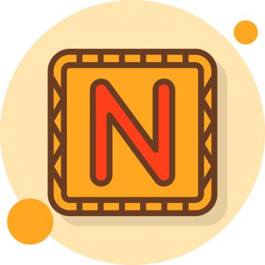 vektör illüstrasyonu, çizgi film simgesi ögesi.