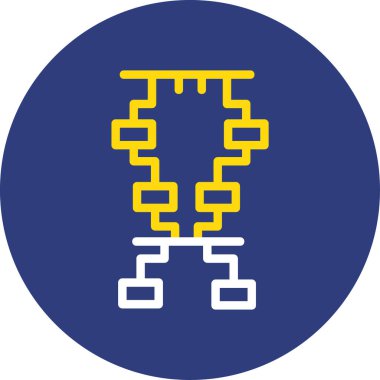 Bir noel ağacının vektör çizimi