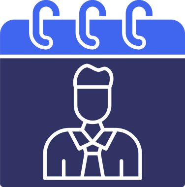 Bir adamın vektör illüstrasyonu