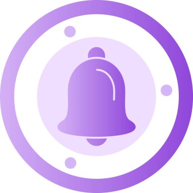 Zil. Web simgesi basit illüstrasyon