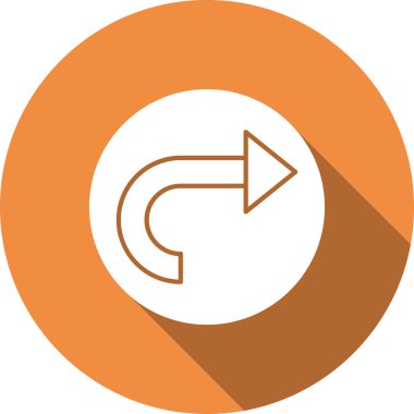 ok simgesinin vektör illüstrasyonu